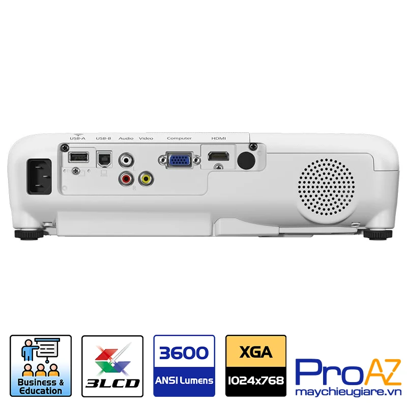 Epson EB X41 Hệ thống kết nối MHL HDMI linh hoạt Epson EB X41 hỗ trợ kết nối MHL với thiết bị di động và HDMI chất lượng cao cho bài thuyết trình chuyên nghiệp.
