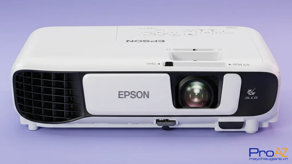 Epson EB X41 độ phân giải XGA 1024x768 mang đến hình ảnh sống động trung thực cho mọi không gian làm việc.