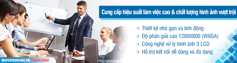 Máy chiếu Sony VPL-DW122 là máy chiếu chuyên dụng cho văn phòng