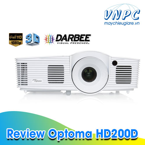 Đánh giá máy chiếu Optoma HD200D Full HD 3D Darbee