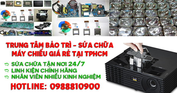 Sửa chữa máy chiếu ở đâu uy tín và chất lượng tại TpHCM