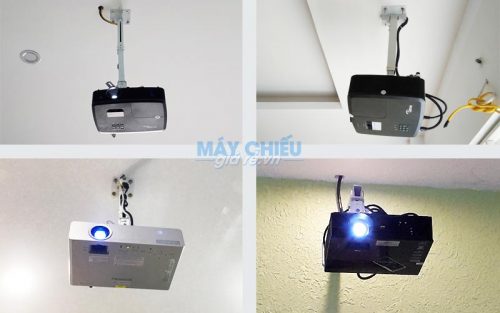 Lắp máy chiếu treo trần bê tông, thạch cao chuyên nghệp
