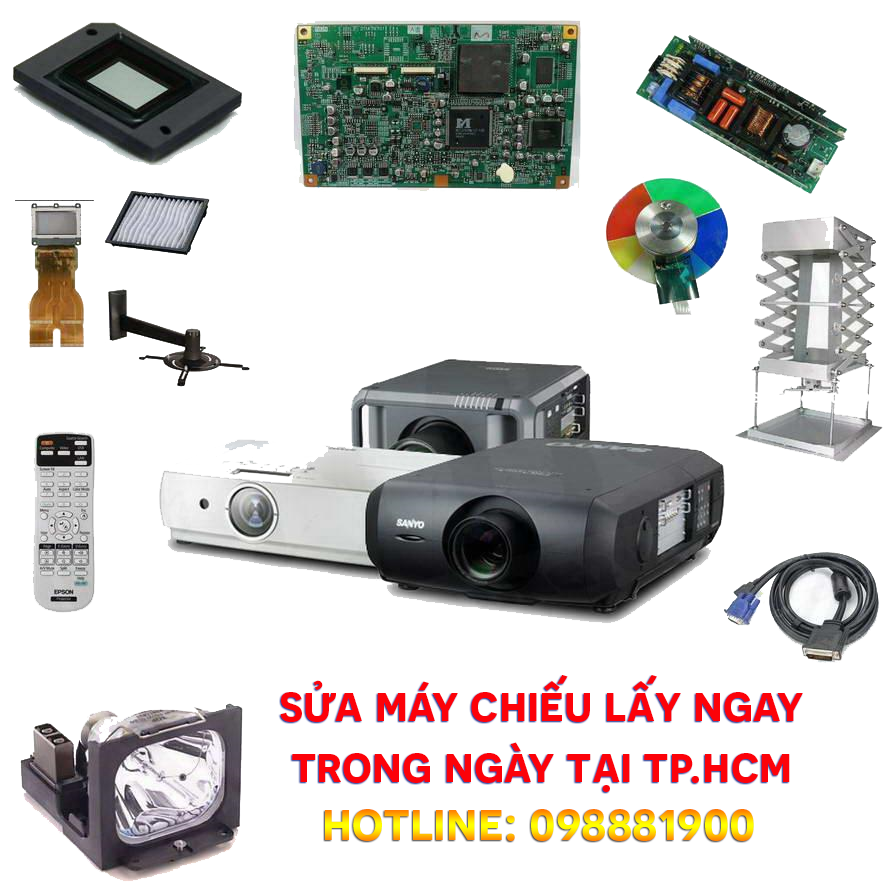 Sửa máy chiếu lấy ngay trong ngày tại TpHCM
