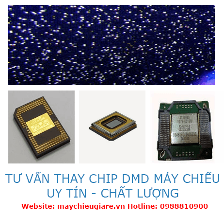 Các biểu hiện chính của máy chiếu hỏng Chip DMD