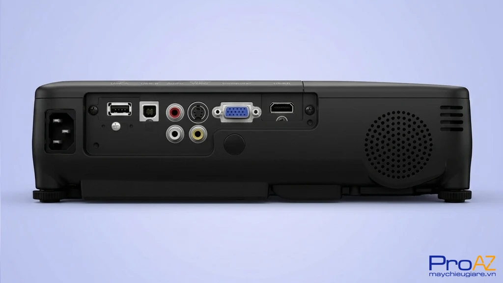 Epson EB S03 tích hợp cổng USB và hỗ trợ Wireless LAN giúp việc trình chiếu trở nên nhanh chóng chuyên nghiệp.
