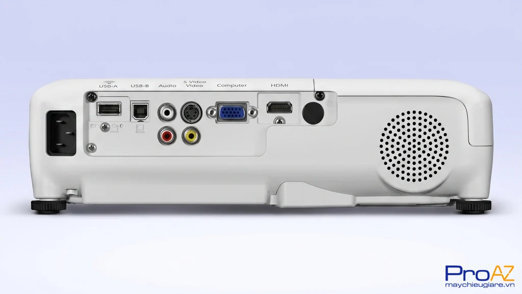 Epson EB-W04 hỗ trợ trình chiếu không dây giúp kết nối thiết bị dễ dàng.