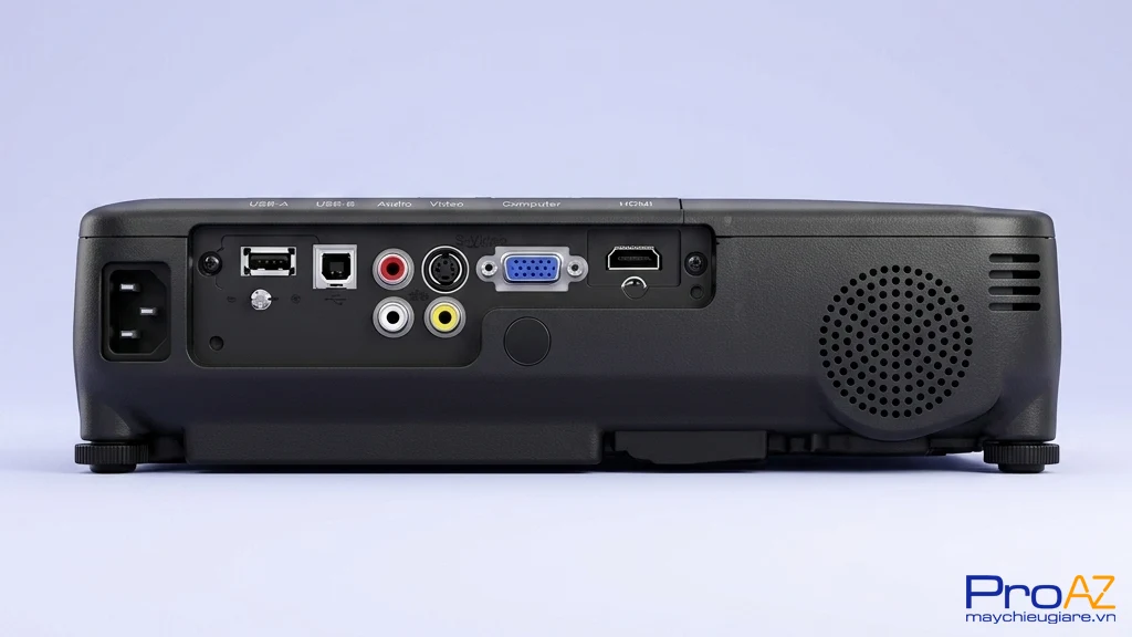 Epson EB-X03 hỗ trợ trình chiếu không dây từ thiết bị di động tiện lợi.