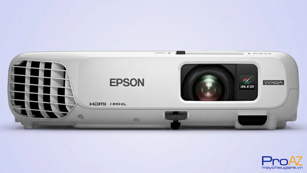 Epson EB-W28 với thiết kế cứng cáp phục vụ tốt nhu cầu sử dụng chuyên nghiệp.