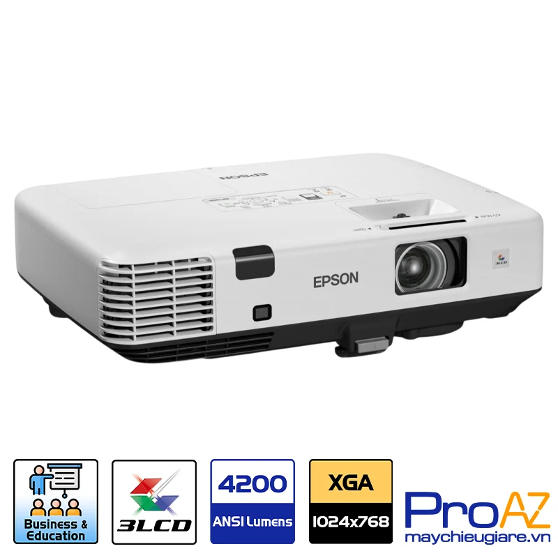 Epson EB-1930 Giải pháp trình chiếu phòng họp chuyên nghiệp Máy chiếu Epson EB-1930 độ phân giải XGA 1024x768 mang lại hình ảnh rực rỡ chân thực cho giảng đường.