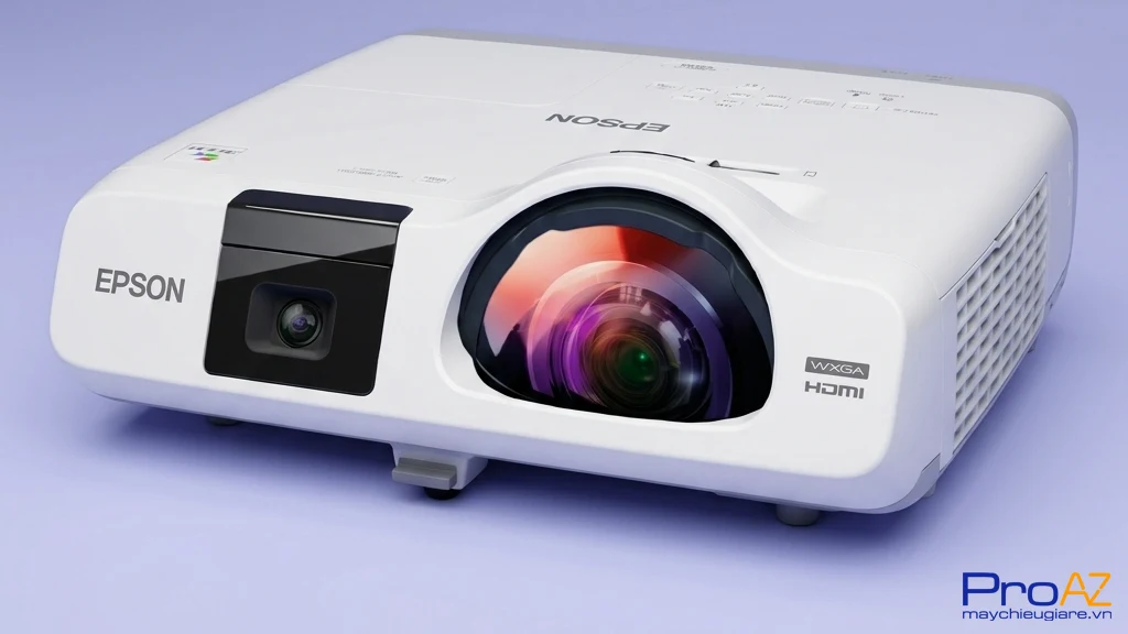 Bóng đèn máy chiếu Epson EB-536Wi có tuổi thọ lên tới 10.000 giờ, giúp giảm thiểu chi phí bảo trì và đảm bảo vận hành bền bỉ lâu dài.