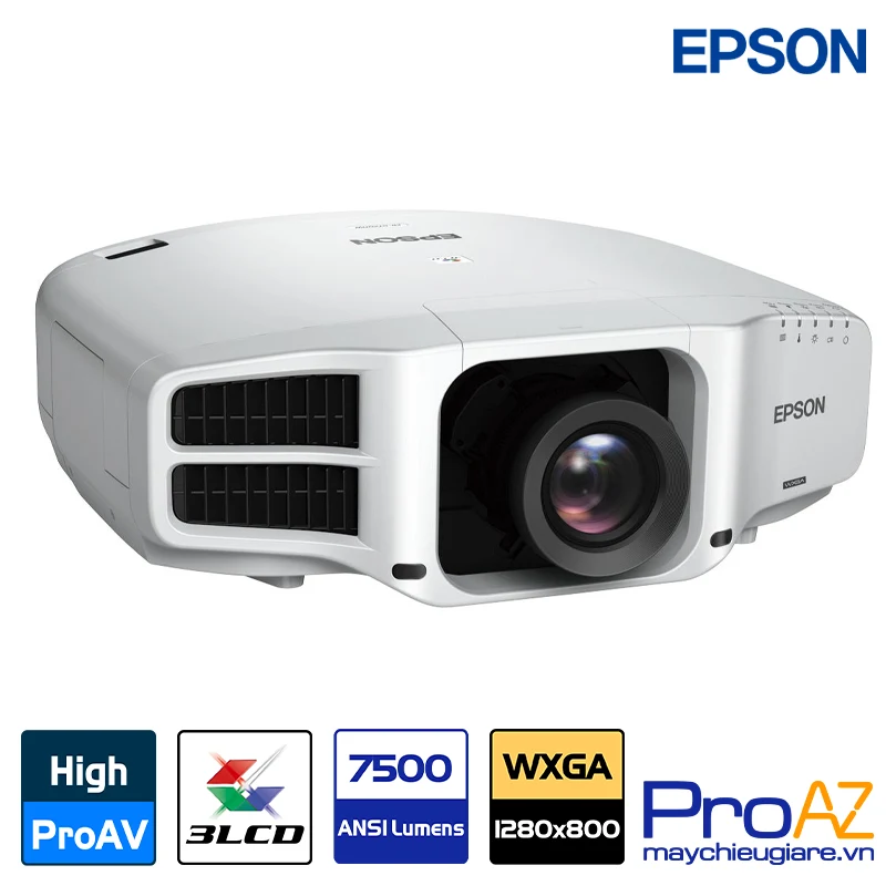 Công nghệ hình ảnh 3LCD trên Epson EB-G7200W Công nghệ 3LCD và độ phân giải WXGA trên Epson EB-G7200W đảm bảo màu sắc trung thực, sống động, mang lại trải nghiệm thị giác đẳng cấp cho mọi khán giả.