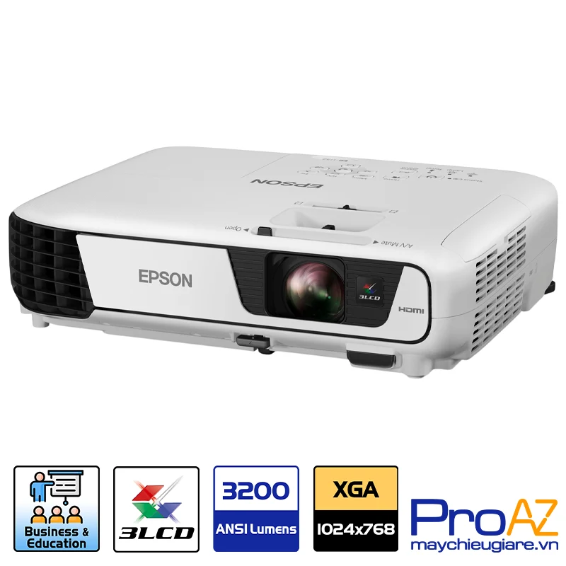 Công nghệ 3LCD và độ phân giải XGA sắc nét trên máy chiếu Epson EB-X31 Công nghệ 3LCD và độ phân giải XGA của Epson EB-X31 cho hình ảnh trung thực.