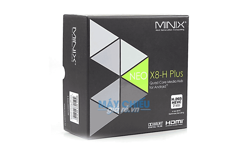 Đầu phát phim MINIX X8 HPLUS trang bị hệ thống xử lý mạnh mẽ