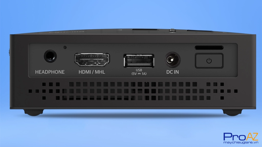 Optoma LV130 trang bị cổng HDMI hỗ trợ MHL, giúp bạn kết nối nhanh chóng với Laptop, Máy tính hoặc các thiết bị di động như Smartphone