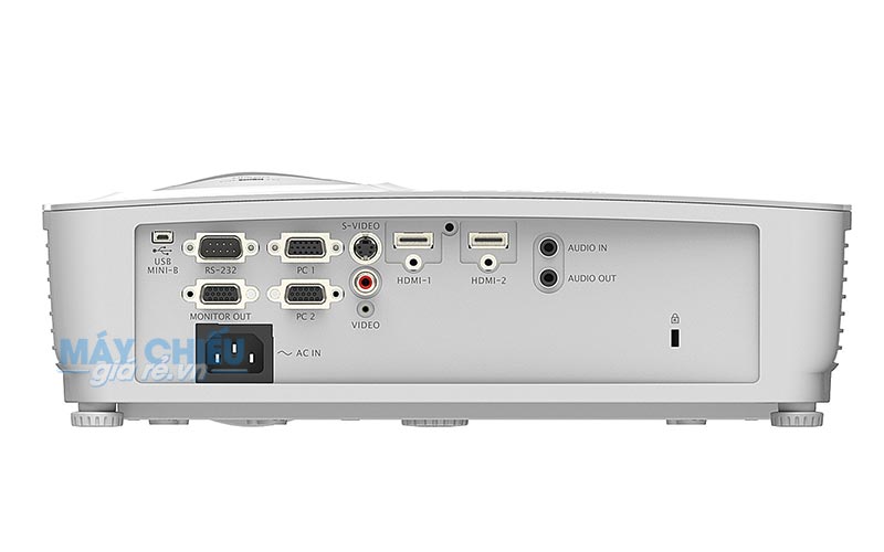 Vivitek BW566 trang bị khá đa dạng cổng kết nối bao gồm HDMI 1.4a