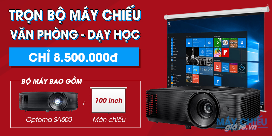 Bộ máy chiếu đa năng giá rẻ chỉ từ 8,5 triệu đồng Optoma SA500