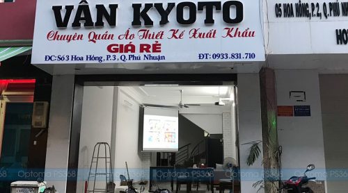 Lắp máy chiếu phim gia đình Optoma PS368