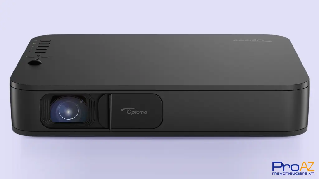 Optoma LH200 là máy chiếu LED Full HD thông minh với pin tích hợp 2.5 giờ, độ tương phản 200.000:1 và tuổi thọ 30.000 giờ.