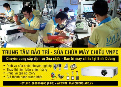Dịch vụ sửa máy chiếu tại Bình Dương