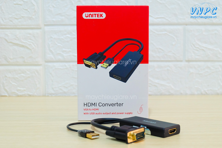 Cáp chuyển VGA sang HDMI chính hãng Unitek