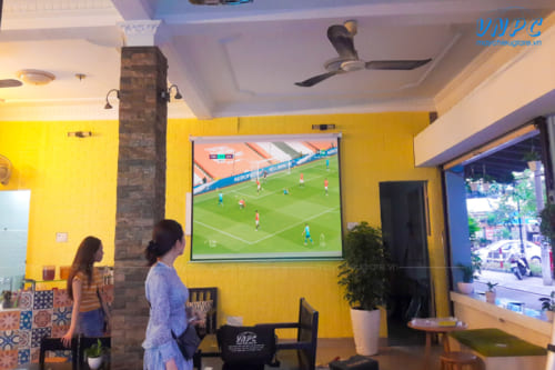 Máy chiếu bóng đá dùng cho quán cafe tốt giá rẻ