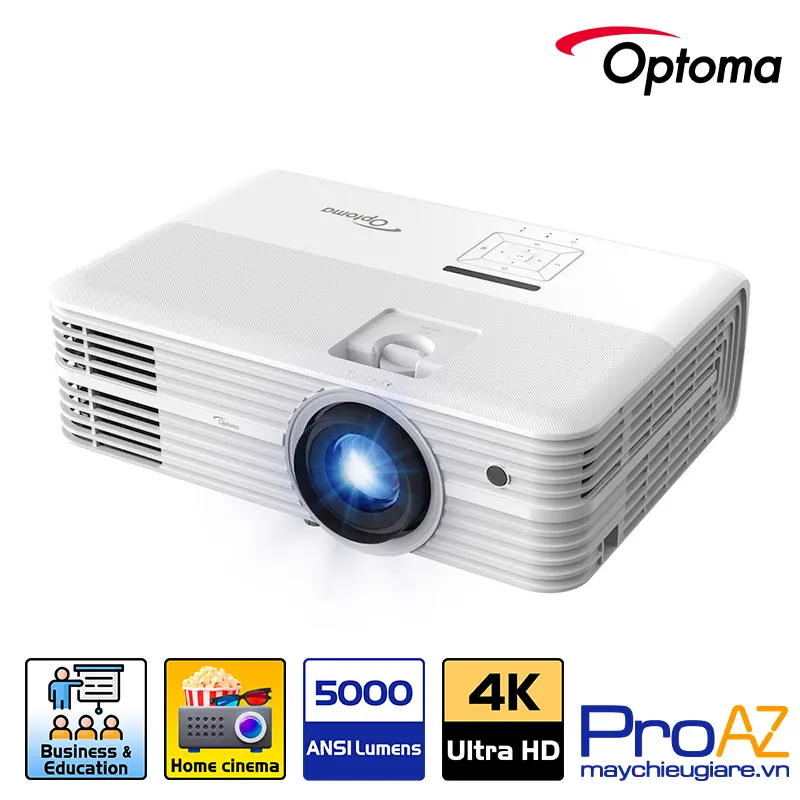 Khả năng trình chiếu màn hình cực lớn và tương thích 4K HDR Optoma 4K550 máy chiếu Optoma 4K550 hỗ trợ phóng hình ảnh rộng lớn vượt trội lên tới hơn 7 mét mà vẫn giữ được độ chi tiết 4.1 triệu điểm ảnh rực rỡ.