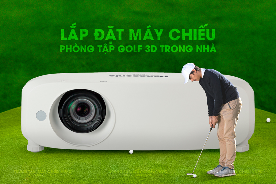 Tư vấn lắp đặt máy chiếu phòng tập golf 3D tại nhà