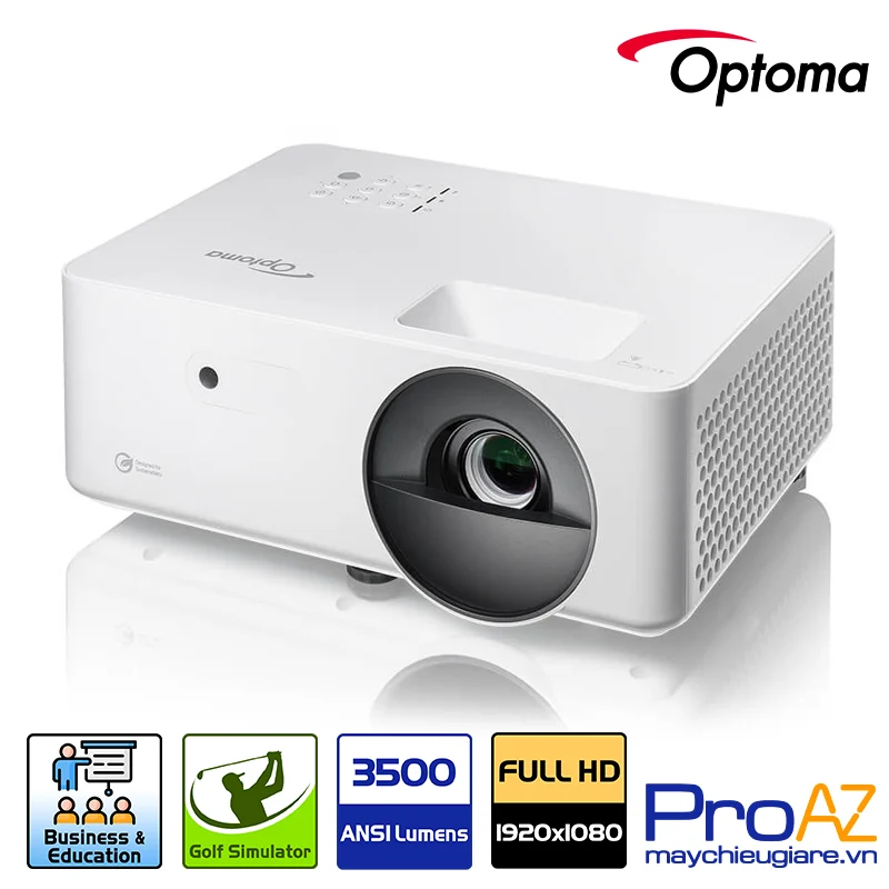 Optoma LH351 giải pháp hoàn hảo cho phòng golf 3D Chế độ Golf Sim chuyên biệt trên Optoma LH351 tái hiện môi trường sân golf chân thực với độ tương phản và độ sáng tối ưu cho mọi trận đấu.